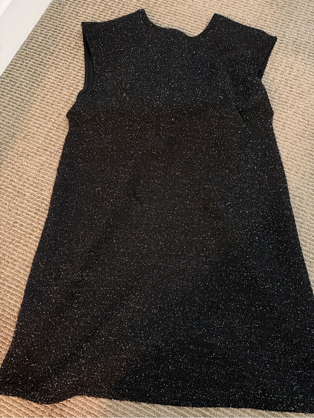 H&M Black Sparkle Bow Mini Dress